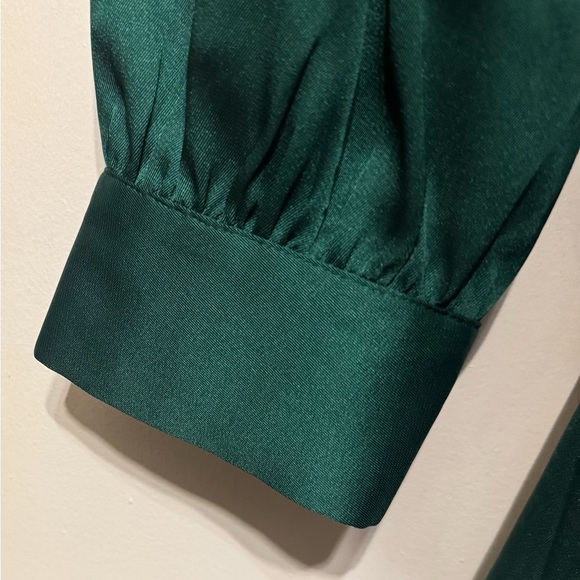 Lane Bryant Dark Green Long Sleeve Dress NWT - Picture 6 of 6